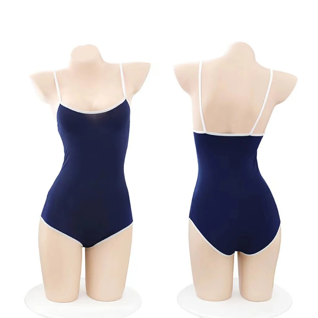 Anime Girl Student Swimwear Dress - Summer Pool Party Role Play