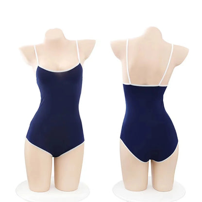 Anime Girl Student Swimwear Dress - Summer Pool Party Role Play