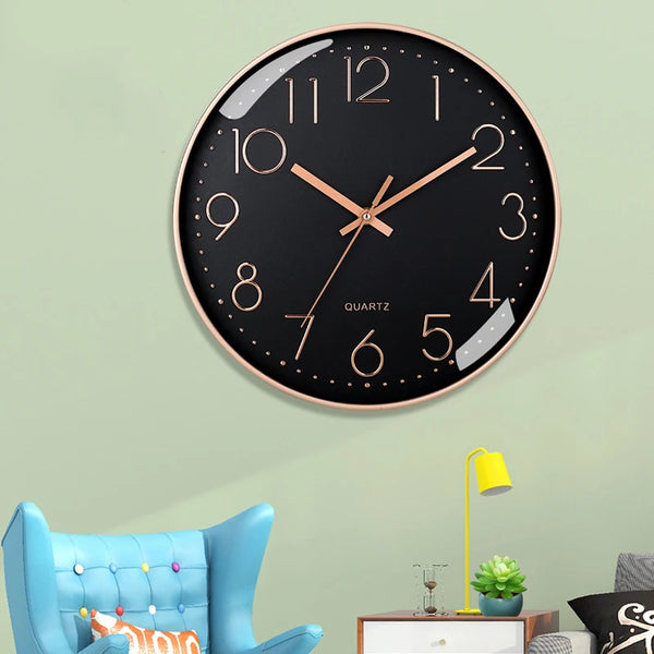 8 Inch Mute Wall Clock Simple Digital Wall Clock Home Decorations