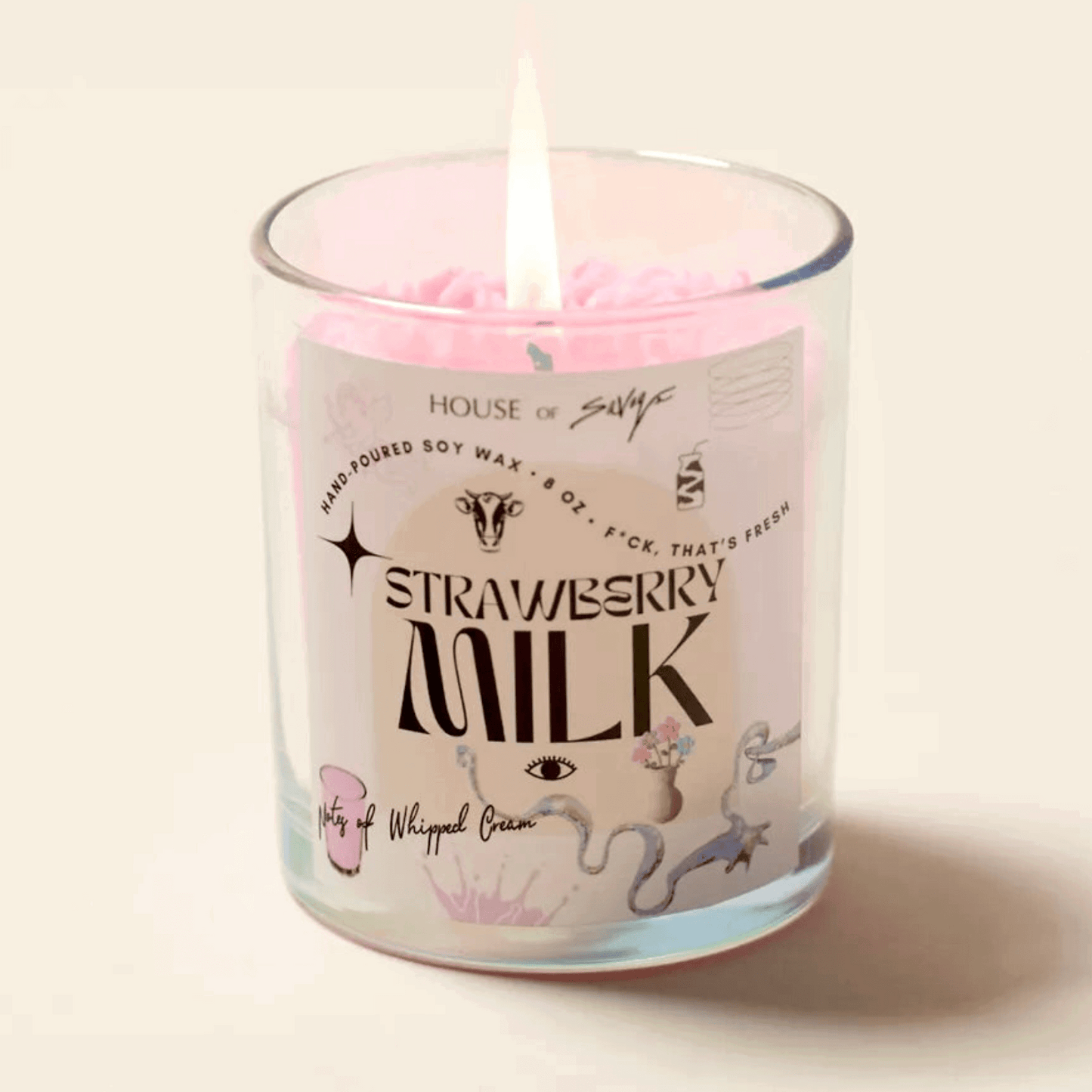 STRAWBERRY MILK CANDLE