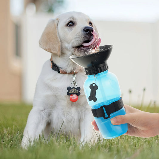 Portable Dog Water Bottle - Travel Water Dispenser for Pets