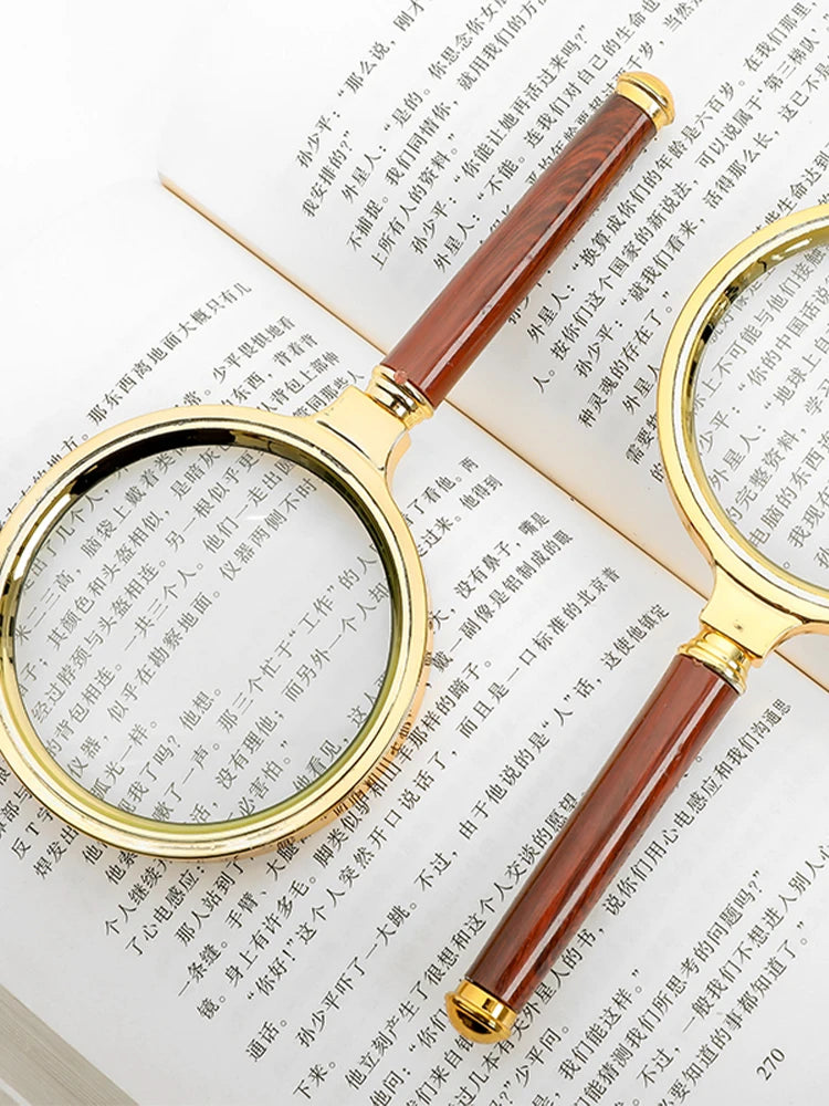 Handheld High-Definition Old Magnifying Glass Handheld Children's Magnifying Glass Reading for The Elderly for People