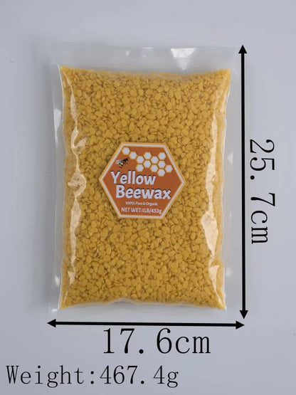 1LB Natural Beeswax - DIY Candle Making Supplies