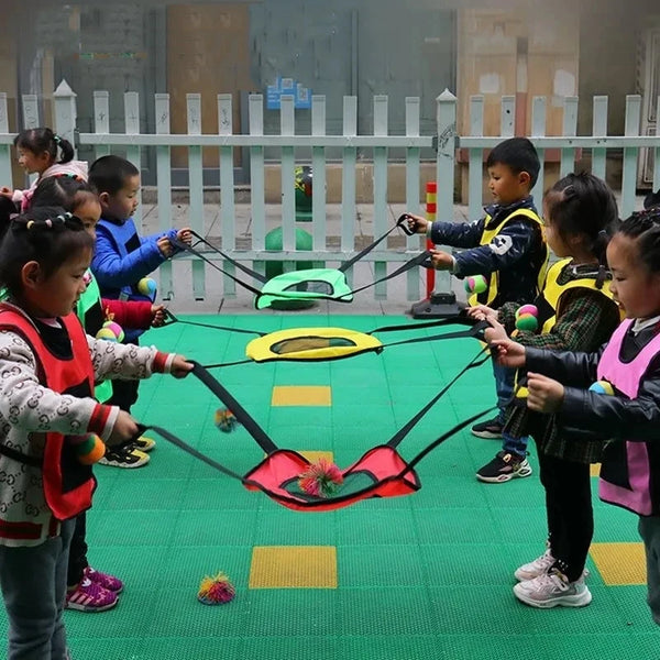 Children Outdoor Fun Sports Games Toss And Catch Ball Set Two Player