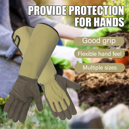 SALTONLINE STORE Thorn Proof Long Gloves | Rose Pruning & Digging