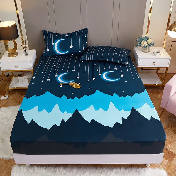 1 Piece Of Bed Sheet For Bedroom 100 Polyeste Elastic Band Around