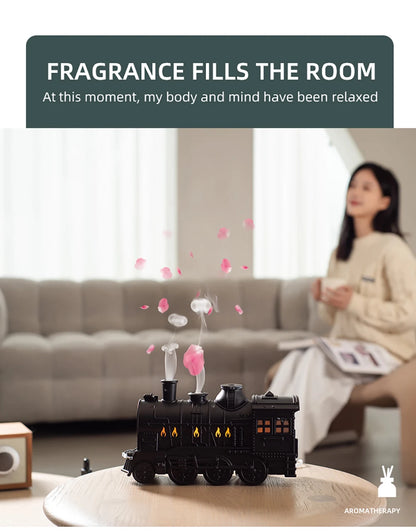 Aierwill Train Humidifier | Ultrasonic Aromatherapy Diffuser