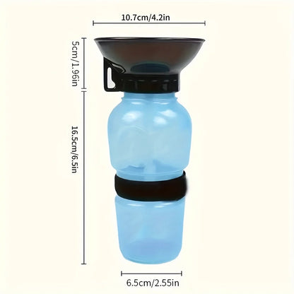 Portable Dog Water Bottle - Travel Water Dispenser for Pets
