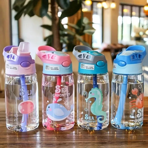Pattern Water Sippy Cup Feeding Straws