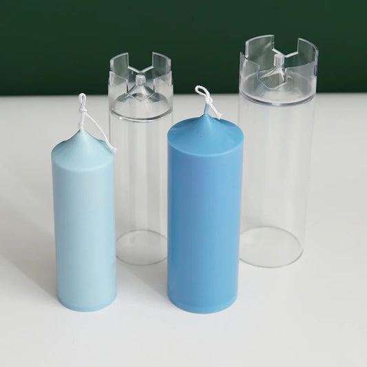 Spire Pillar Candle Mold - DIY Retro Geometry Candle Making Mold