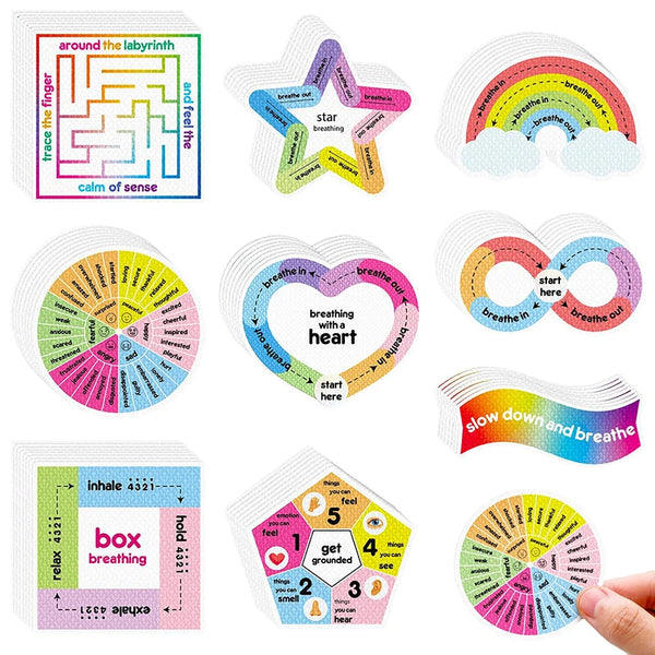 Kids Favors Breath Calm Anxiety Sensory Stickers Anti Stress Tactile