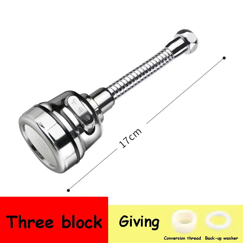 Dual Mode Kitchen Faucet Aerator 360 Degree Swivel Adjustable Sprayer Filter Diffuser Water Saving Nozzle Bath Faucet Connector