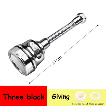 Dual Mode Kitchen Faucet Aerator 360 Degree Swivel Adjustable Sprayer Filter Diffuser Water Saving Nozzle Bath Faucet Connector