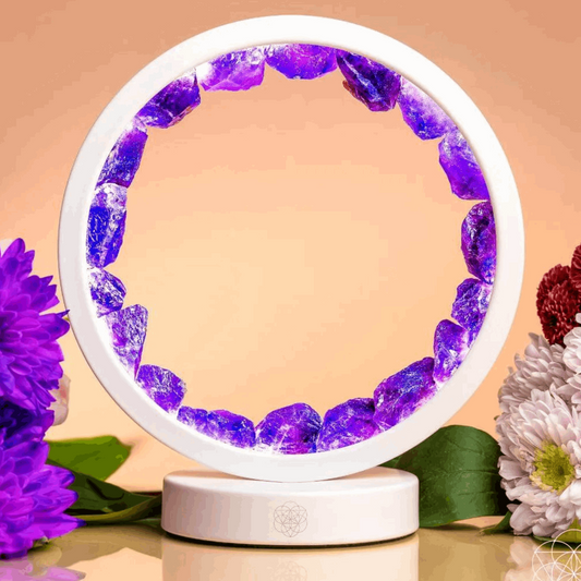 Stress Less, Sleep More – Amethyst Healing Lamp