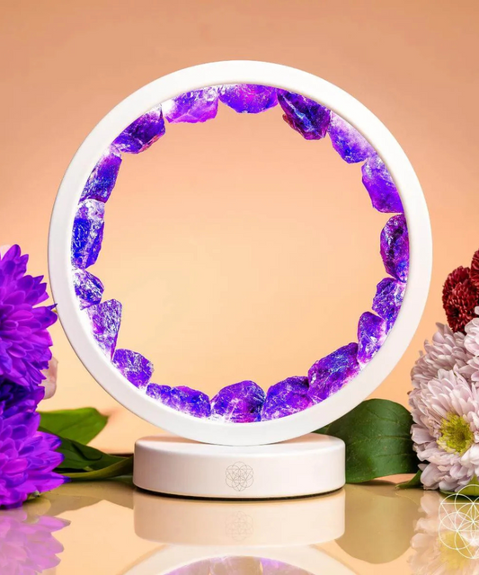 Stress Less, Sleep More – Amethyst Healing Lamp