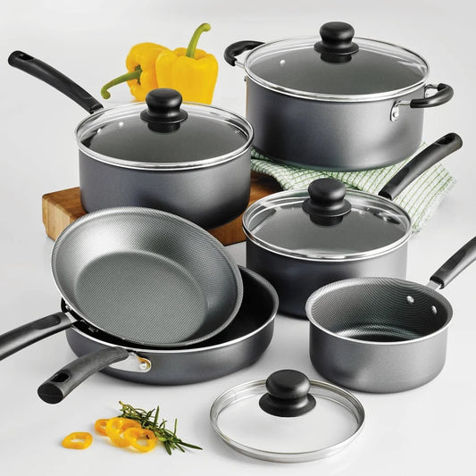 10 Piece Pots and Pans Set for Kitchen Accessories
