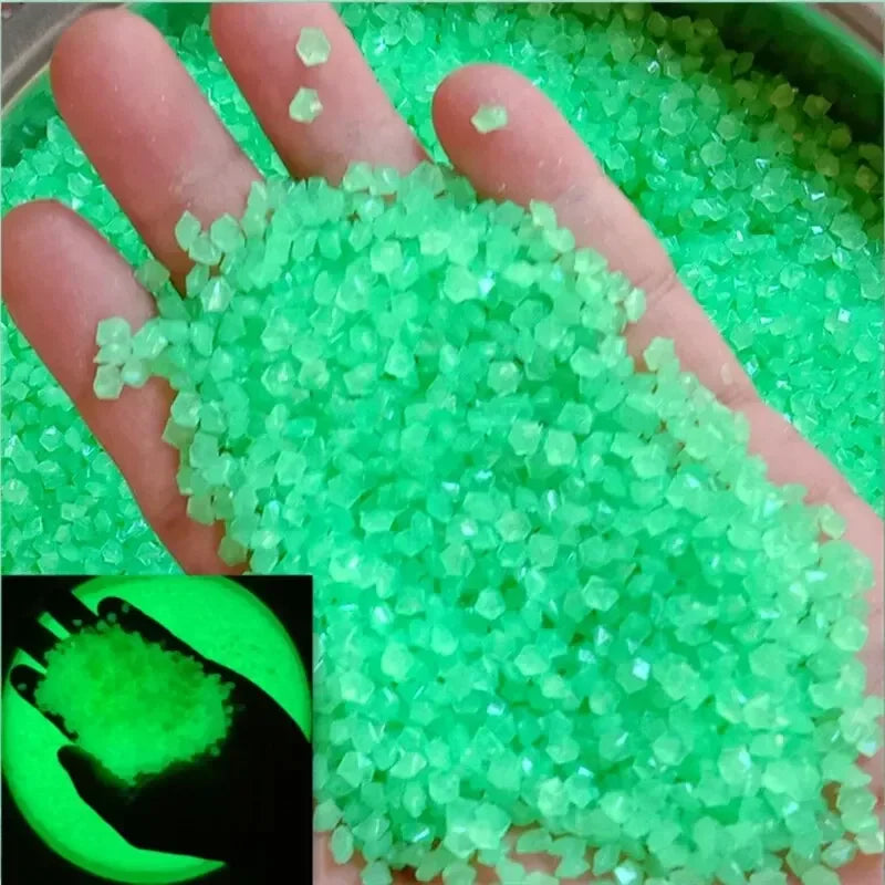 Luminous Sand Glow in Dark Pebbles Stone Garden Yard Outdoor Path Lawn Decorations