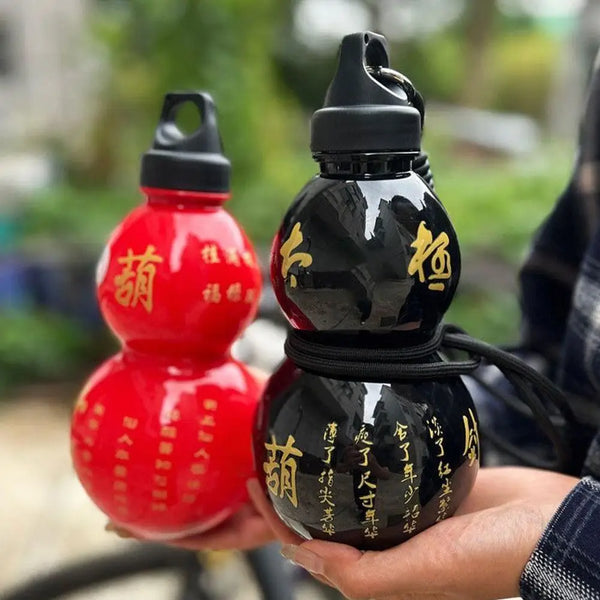 800ML Gourd Water Bottle Child Water Gourd Kettle Chinese Retro