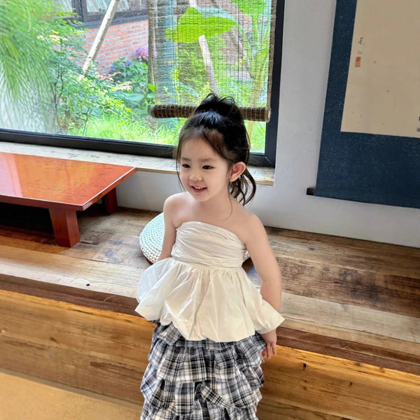 Korean Version Children S Clothing For Girls In Summer 2026 White