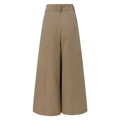 Women's Wide Leg Palazzo Pants - Summer Printed Linen Trousers