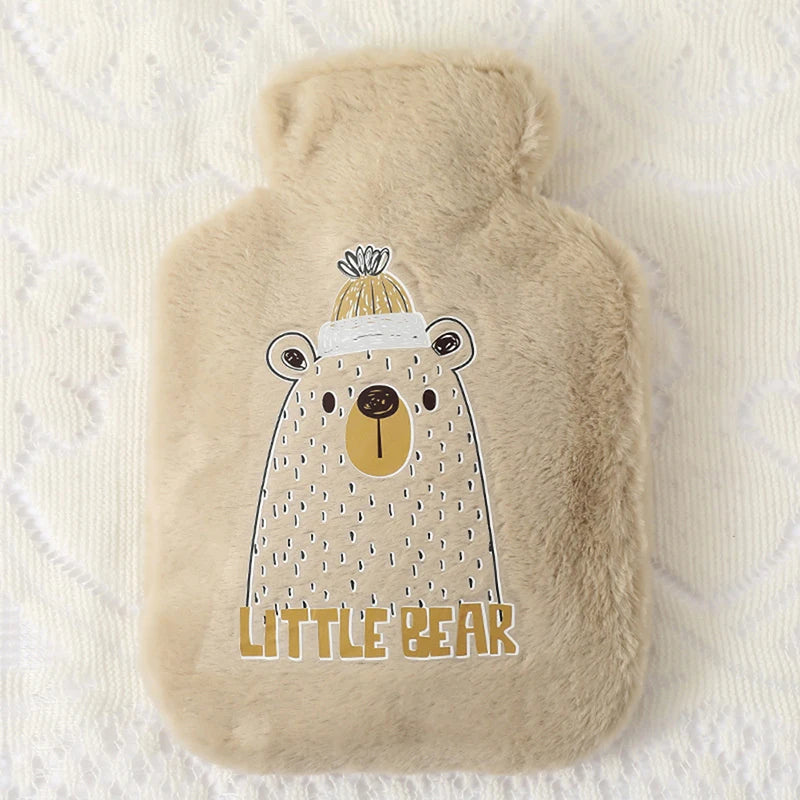 Cartoon Plush Rabbit Bear Hot Water Bottle