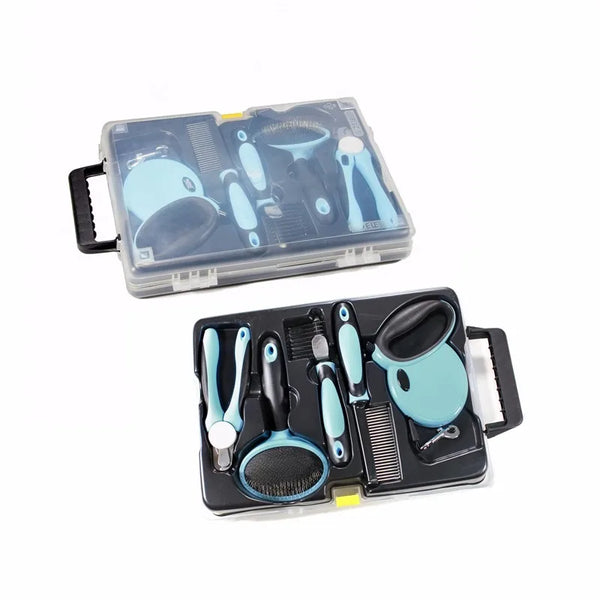 Pet 5 In 1 Products Accessories Dog Cat Grooming Kit Tool Box