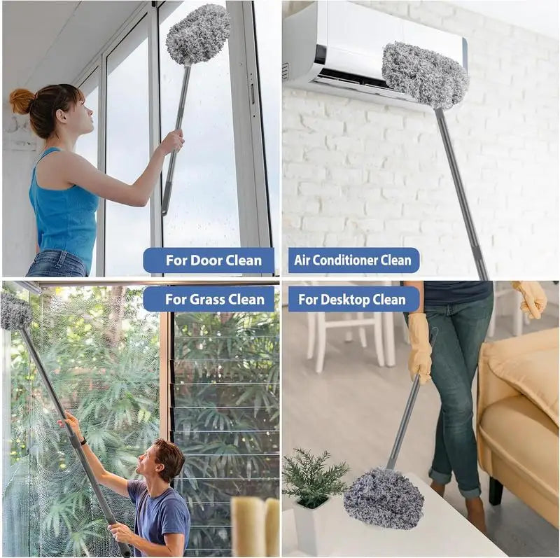 High Ceiling Fan Duster - Extendable Cleaning Tool for Fans & Cobwebs