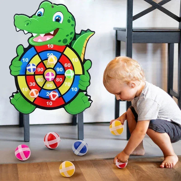Educational Games Dart Board Stickey Ball Dart Kid Toy Child Ball