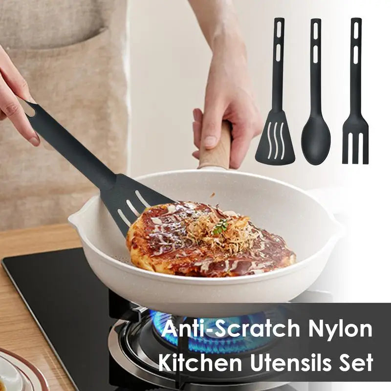 Silicone Cooking Utensils Set - Spoon & Spatula Kitchen Tools