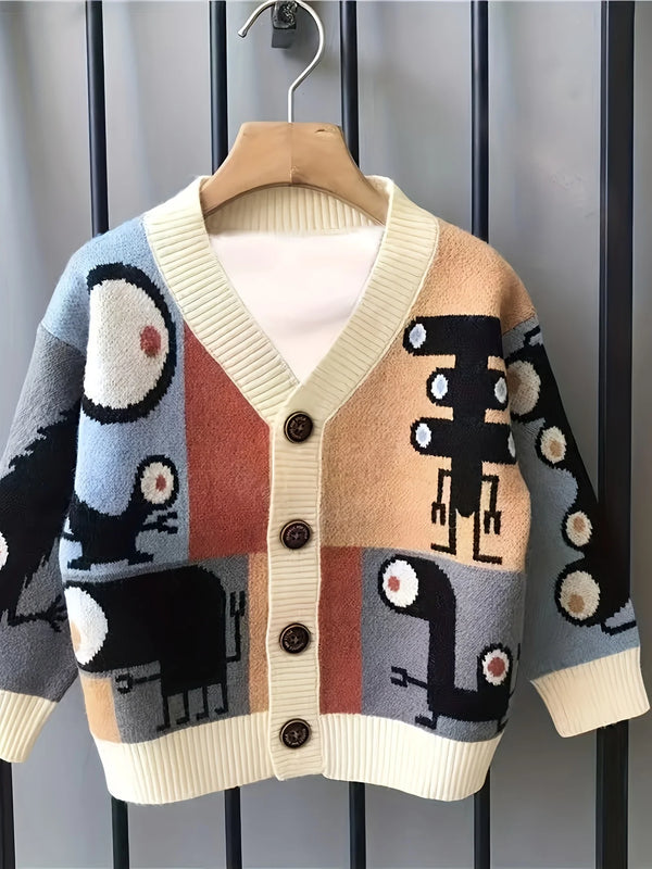 Children S Clothing Boys Jackets Autumn And Winter New Knitted Shirt