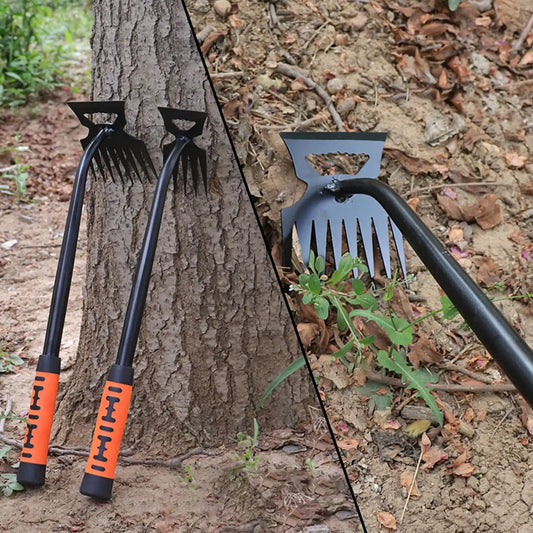 Multifunction Dual-Headed Gardening Hoe & Rake