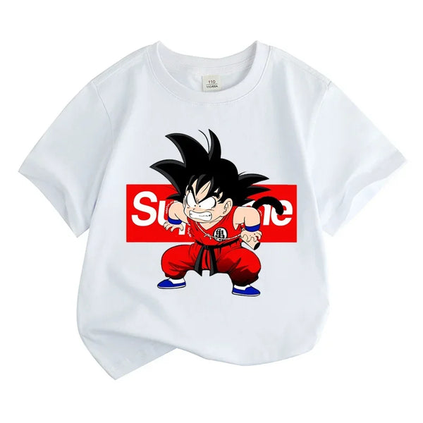 Kids Clothes Theme For Summeranime Cartoon Print Boys Creative T