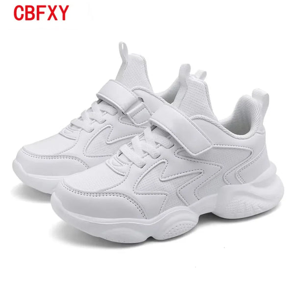 White Kids Shoes For Boys And Girls Fashion Children Comfortable