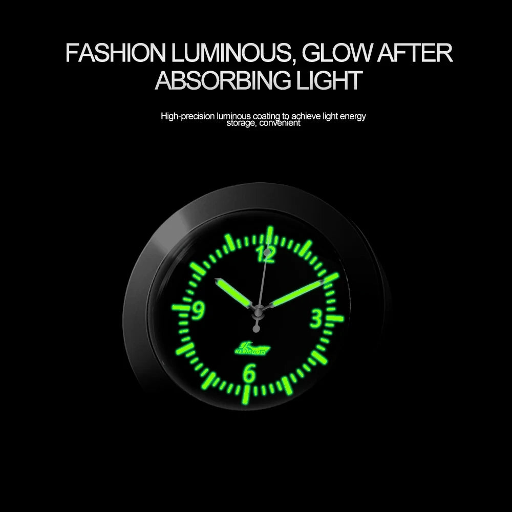 Luminous Stick-On Mini Digital Car Clock | Auto Accessories