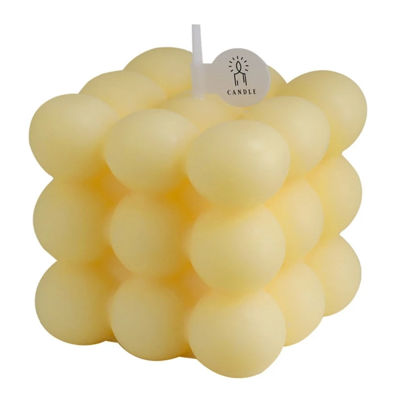Big Cube Bubble Scented Candle - Soy Wax Aroma Candle