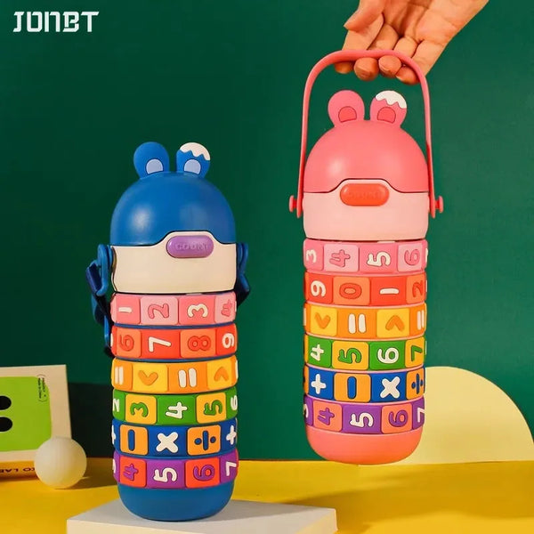 Creative Kids Thermal Bottle Digital Puzzle Insulated Water Bottle