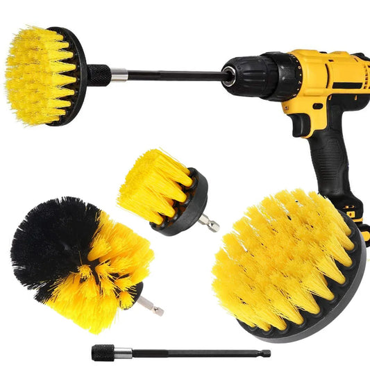 Drill Brush Attachment Set - Power Scrubber Cleaning Tool Kit