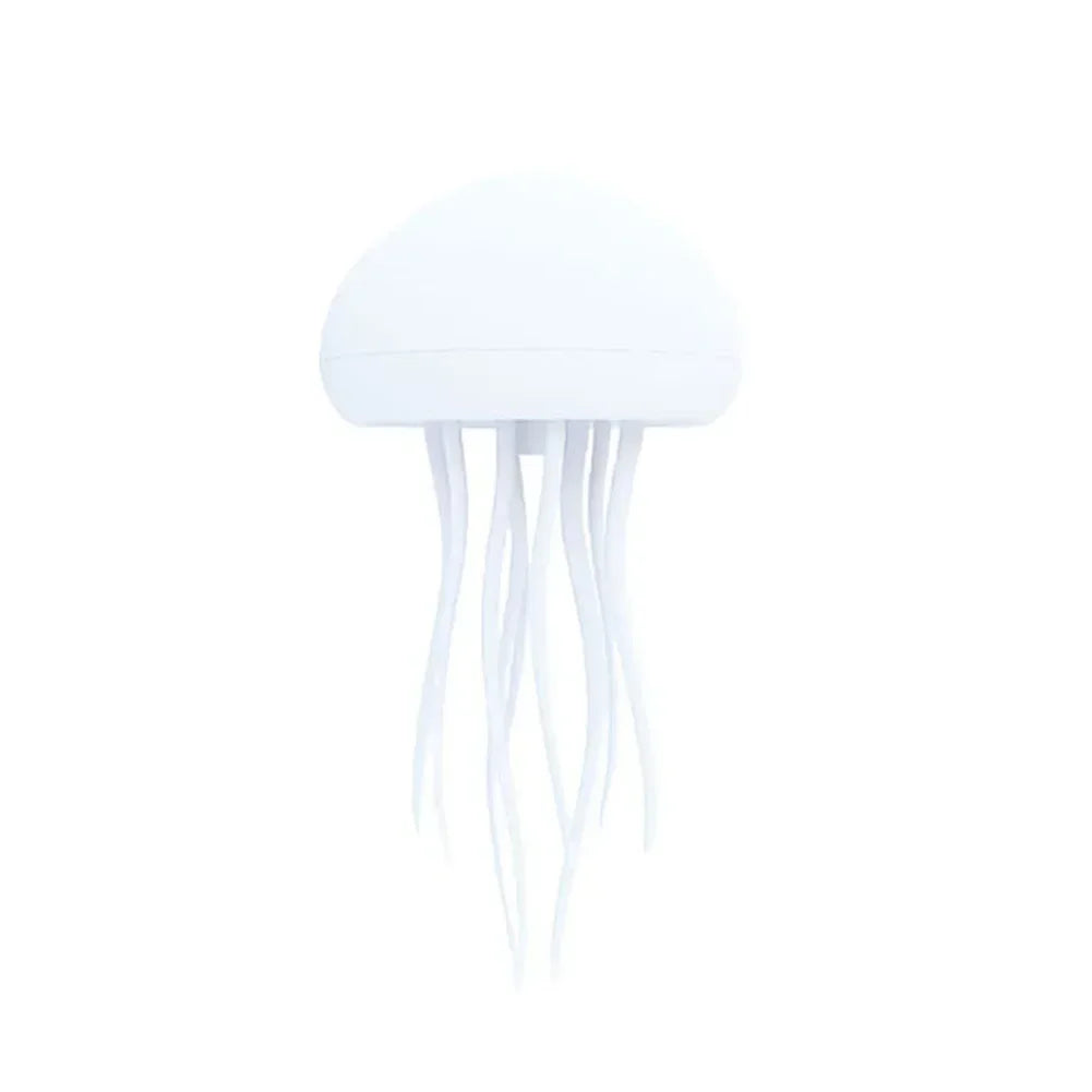 Cartoon Jellyfish Night Light - RGB Gradient LED Lamp with Voice Control