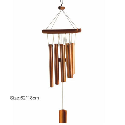Handmade Tubes Bamboo Bell Natural Wind Chimes Indoors Pendant Balcony Home Hotel Decor Outdoor Yard Garden Windchime Crafts