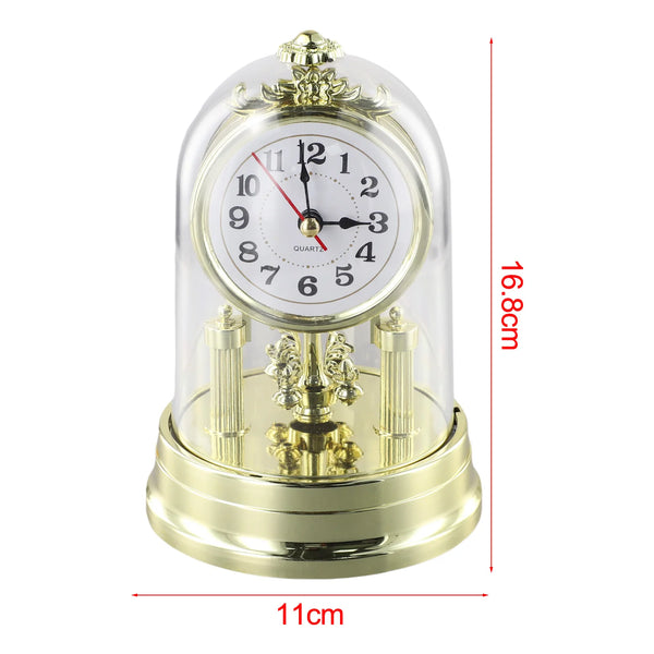 Vintage Clock European Style Antique Clock Retro Style Table Retro