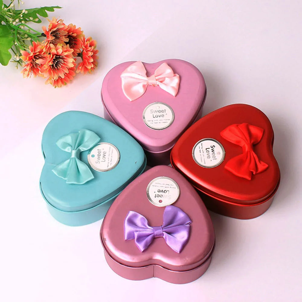 Rose Artificial Flower Heads in Gift Box for Valentine's & Wedding Decor