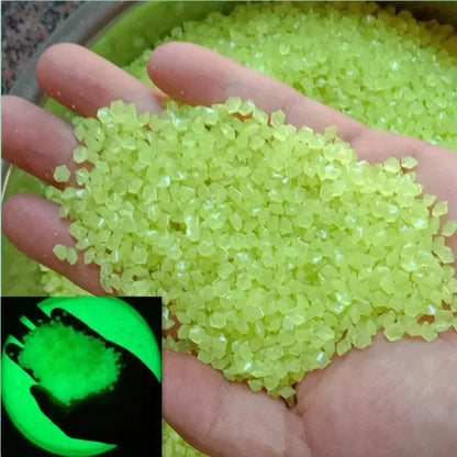 Luminous Sand Glow in Dark Pebbles Stone Garden Yard Outdoor Path Lawn Decorations