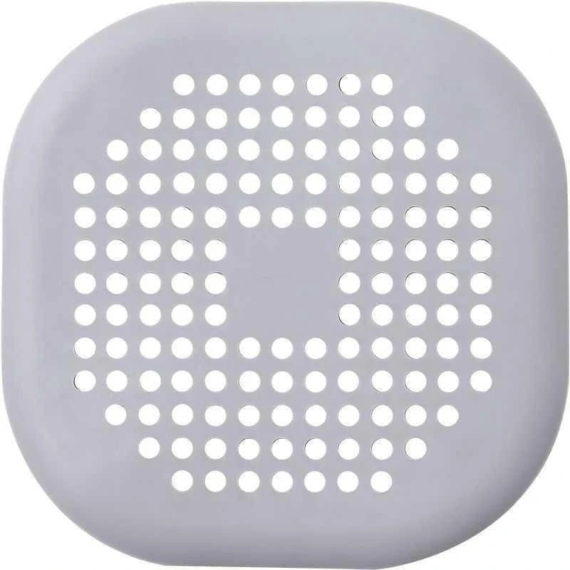 Anti-Clogging Drain Mat – Suction Cup Hair Filter for Kitchen & Bath