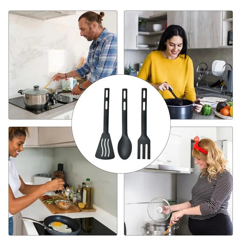 Silicone Cooking Utensils Set - Spoon & Spatula Kitchen Tools