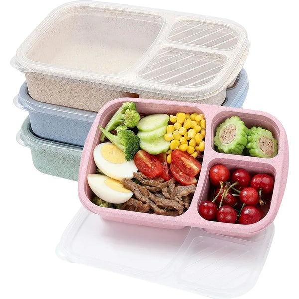 1 Bento Box Lunch Box For Kids And Adults Reusable Food Storage