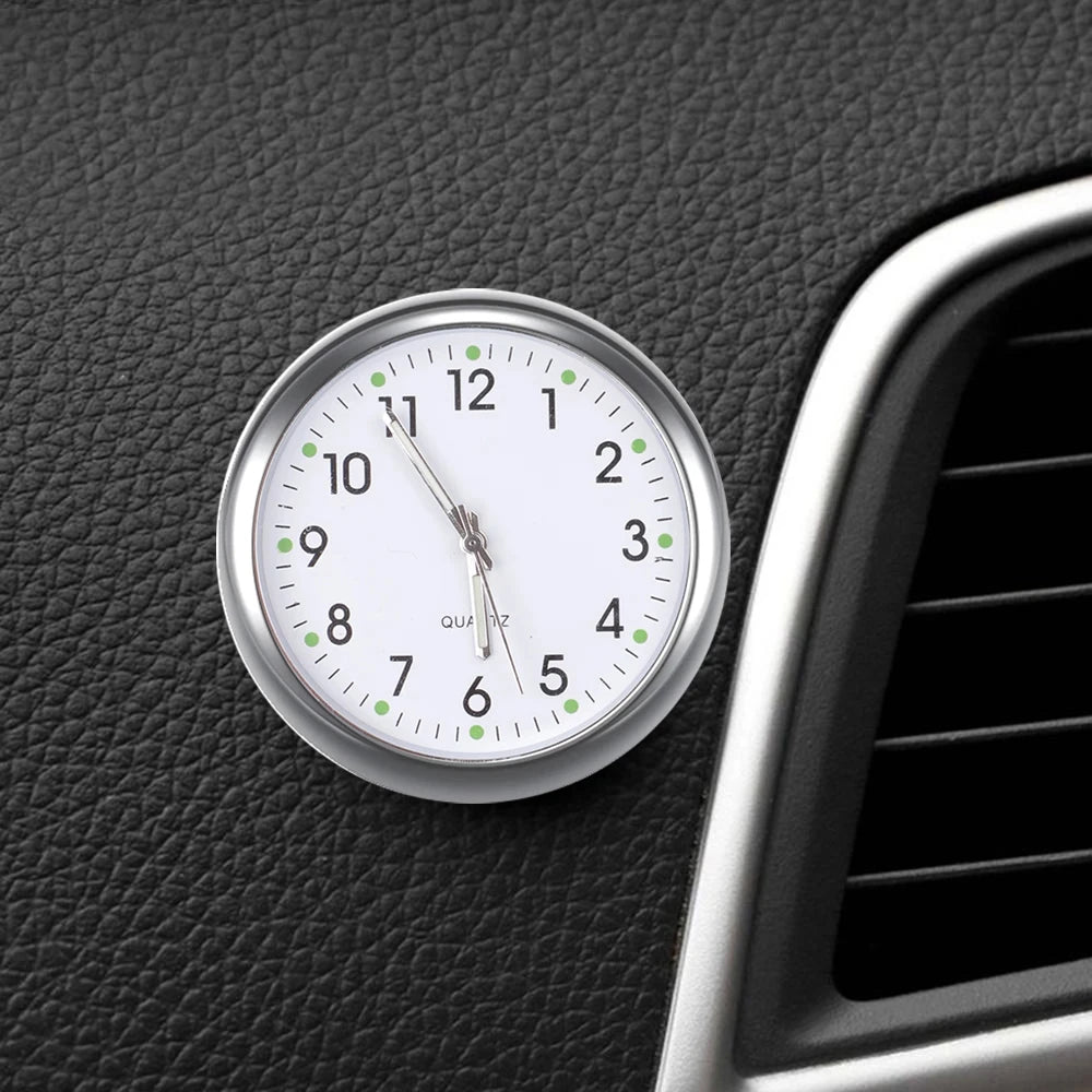 Luminous Stick-On Mini Digital Car Clock | Auto Accessories