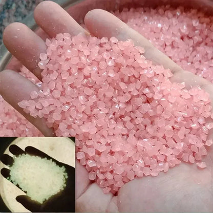Luminous Sand Glow in Dark Pebbles Stone Garden Yard Outdoor Path Lawn Decorations