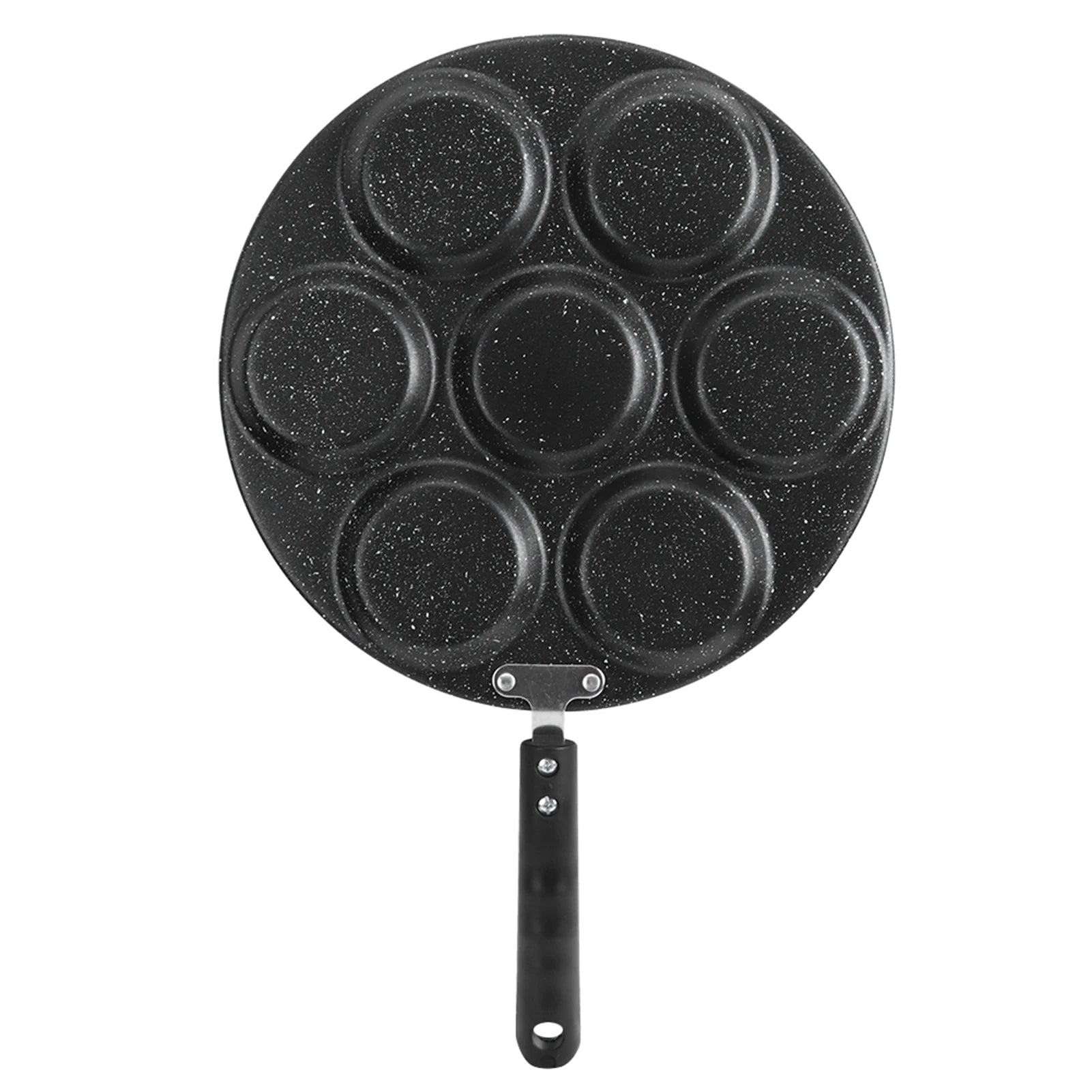 Non Stick Frying Pan 7 Holes for Eggs & Burgers - Kitchen Cookware