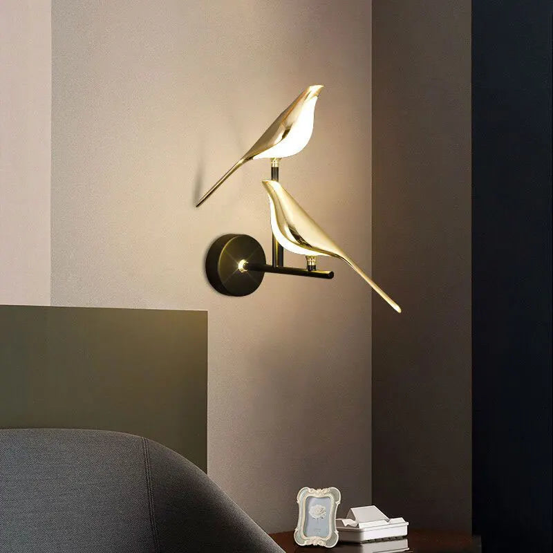 Creative Bird LED Wall Sconce with Touch Switch
