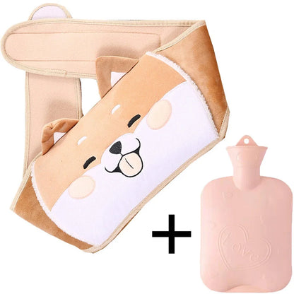 Hot Water Bottle Bag | Plush Waist Cover for Pain Relief